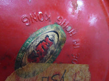 Load image into Gallery viewer, Vintage Dietz Junior No. 20 Hong Kong Red Metal Lantern with Clear Glass Globe
