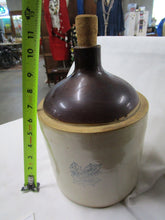 Load image into Gallery viewer, Vintage Stoneware Western Stoneware Maple Leaf Logo Whiskey Crock Jug
