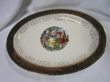 Load image into Gallery viewer, Sabin Crest-O-Gold 22K Gold Trim Oval Serving Platter

