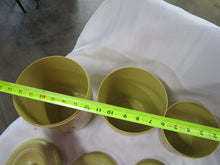 Load image into Gallery viewer, MCM Harvest Gold Plastic Nesting Canister Set of 3
