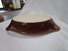 Load image into Gallery viewer, Vintage Barbotina Portugal Brown/Cream Au Gratin Casserole Serving Dish Stoneware
