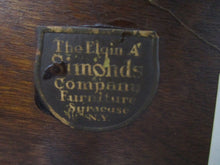 Load image into Gallery viewer, Antique Elgin A. Simonds Co. Matched Pair Walnut Diagonal Music and Floral Motif Commodes Cabinets
