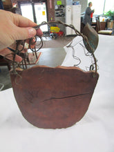 Load image into Gallery viewer, Art Pottery Artist Signed Green Tree and Leaf Wall Pocket
