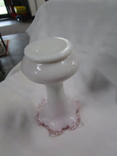 Load image into Gallery viewer, Vintage Fenton Pink Peach Silvercrest Milk Glass Vase
