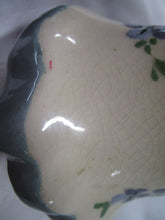 Load image into Gallery viewer, Weil Ware Woman with Blue Basket Planter Vase
