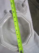 Load image into Gallery viewer, Vintage Red Cliff White Ironstone Grape Motif Serving Soup Tureen with Lid and Ladle
