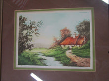 Load image into Gallery viewer, 1930s Camille Boyer Hand Colored European Scene Etchings Framed Set of 2
