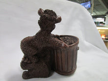 Load image into Gallery viewer, 1993 E. Biersdorfer Pecan Resin Do Not Feed The Bears Figurine

