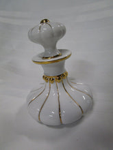 Load image into Gallery viewer, Vintage Irving Rice White Porcelain Perfume Dresser Bottle with Stopper
