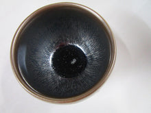 Load image into Gallery viewer, Chinese Jian Zhan Dragon Egg Silver Rabbit Hair No Handle Tea Cup Bowl
