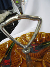 Load image into Gallery viewer, MCM MCP Pottery Ceramic Four Part Tidbit Appetizer Party Tray
