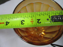 Load image into Gallery viewer, Vintage Jeanette Marigold Carnival Glass Pedestal Compote Candy Dish with Lid
