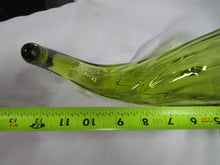 Load image into Gallery viewer, Vintage Duncan Miller Green Glass Horn of Plenty Cornucopia Decor
