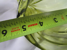 Load image into Gallery viewer, Vintage Duncan Miller Green Glass Horn of Plenty Cornucopia Decor
