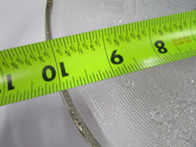 Load image into Gallery viewer, Vintage Jeanette Glass Clear Glass Lyre Harp Pedestal Cake Bakery Stand

