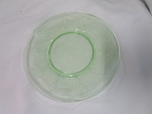 Load image into Gallery viewer, Vintage Anchor Hocking Cameo Ballerina Vaseline Glass 8&quot; Luncheon Plate
