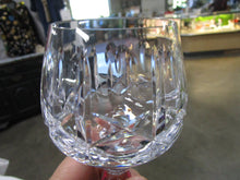 Load image into Gallery viewer, Vintage Cut Crystal X Pattern Wine Glasses Set of 4
