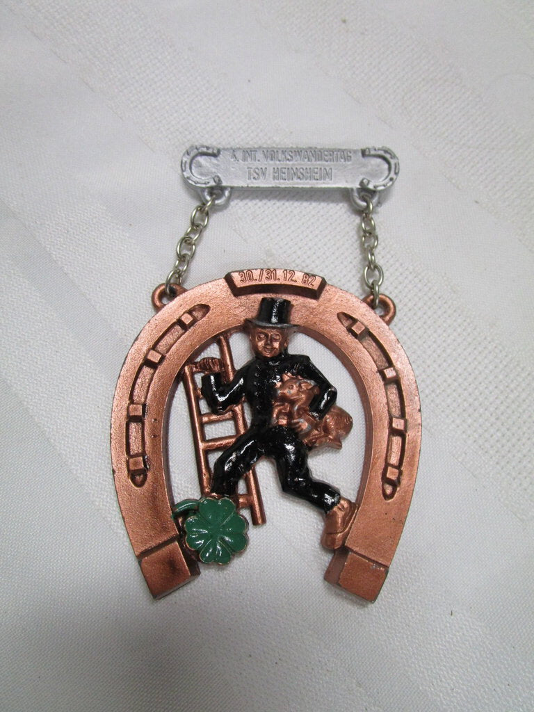 1980's German TSV Heinsheim Walking Hiking Medal