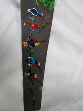 Load image into Gallery viewer, Hand Painted Hummingbird Saw, Porcelain &amp; Enamel
