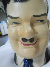 Load image into Gallery viewer, 1976 Ezra Brooks Laurel &amp; Hardy Empty Figural Whiskey Decanters Pair
