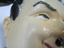 Load image into Gallery viewer, 1976 Ezra Brooks Laurel &amp; Hardy Empty Figural Whiskey Decanters Pair
