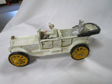 Load image into Gallery viewer, Vintage Cast Iron Ford Model T Convertible with Driver and Passengers
