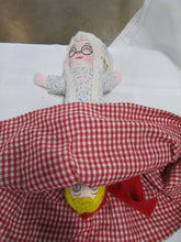 Load image into Gallery viewer, Vintage Topsy Turvy Little Red Riding Hood &amp; Grandma Flip Story Doll
