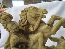 Load image into Gallery viewer, Vintage Mexico St. George Knight The Dragon Slayer Statue Sculpture
