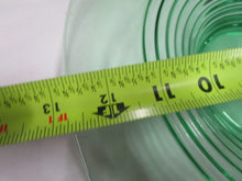 Load image into Gallery viewer, Vintage Vaseline Glass Horizontal Ribbed Console Decor Bowl
