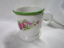 Load image into Gallery viewer, Vintage KPM German Rose Floral Shaving Mug
