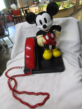 Load image into Gallery viewer, 1990's AT&amp;T Walt Disney Mickey Mouse Touch Tone Land Line Telephone
