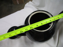 Load image into Gallery viewer, Vintage Hall USA Gloss Black Ceramic Restaurant Serving Teapot with Metal Spigot
