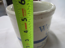 Load image into Gallery viewer, Vintage Wesson Oil Advertising Stoneware Utensil Kitchen Crock
