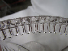 Load image into Gallery viewer, Vintage Imperial Glass Kayak Pattern Clear Glass Pedestal Cake Stand
