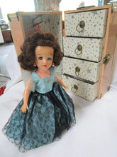 Load image into Gallery viewer, 1950's Little Miss Revlon by IDEAL with Carry Locker and Clothes
