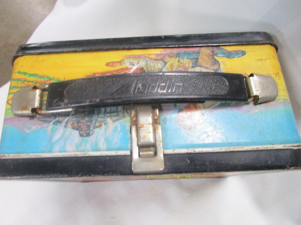1980 Aladdin The Legend of the Lone Ranger Metal Kid's Lunchbox No