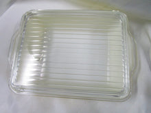 Load image into Gallery viewer, Vintage Pyrex 503-C Yellow Refrigerator Baking Dish with Clear Ribbed Lid
