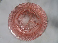 Load image into Gallery viewer, Vintage Anchor Hocking Miss America Pink Depression Glass Three Part Divided Dish
