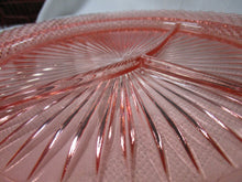 Load image into Gallery viewer, Vintage Anchor Hocking Miss America Pink Depression Glass Three Part Divided Dish
