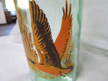 Load image into Gallery viewer, Vintage Old Fitzerald Flying Geese Clear Glass Empty Decanter with Stopper
