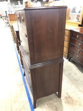 Load image into Gallery viewer, Vintage Sanford Furniture NC Cherry 2 Over 3 Drawer Highboy Dresser
