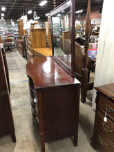 Load image into Gallery viewer, Vintage Dixie Furniture Serpentine 7 Drawer Dresser with Mirror
