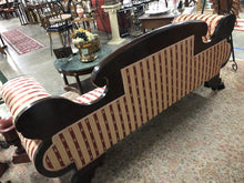 Load image into Gallery viewer, Antique (Circa 1830's) Empire Striped Upholstery Sofa *Local Pickup in SC only!*
