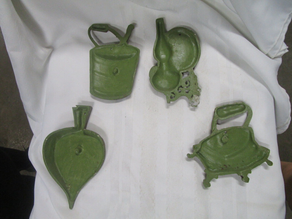 1966 Sexton USA Green Metal Country Kitchen Art Wall Plaques