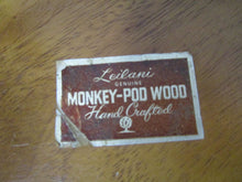 Load image into Gallery viewer, Vintage Leilani Monkey Pod Party Salad Serving Set for 4 with Serving Utensils
