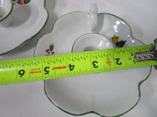 Load image into Gallery viewer, Vintage Japan Stoneware Holiday Candlestick Holders Set of 2

