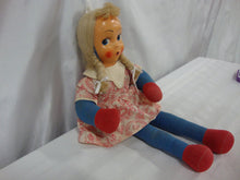 Load image into Gallery viewer, Vintage Composition Head Cloth Body with Sawdust Wood Shaving Filling
