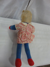 Load image into Gallery viewer, Vintage Composition Head Cloth Body with Sawdust Wood Shaving Filling
