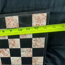 Load image into Gallery viewer, Vintage Double-Sided Inlaid Marble Game Board
