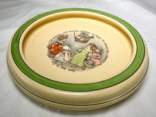 Load image into Gallery viewer, Vintage Roseville Pottery Nursery Rhyme Rolled Rim Bowl
